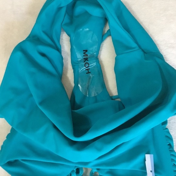 Mikoh Moorea Turquoise One Piece Swimsuit - Picture 6 of 7
